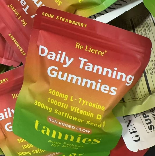 Tanning gummies (watermelon flavor)