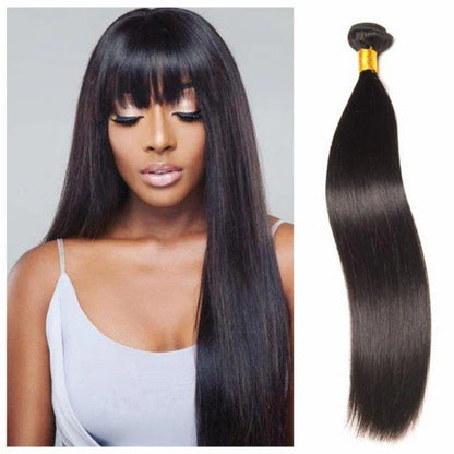 Straight 6A Human Hair Bundles 10-30 Inch