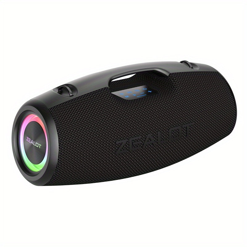 ZEALOT S78 100W Wireless Speakers,Outdoor Portable Waterproof IPX 5 Subwoofer Speaker,Dual Pairing