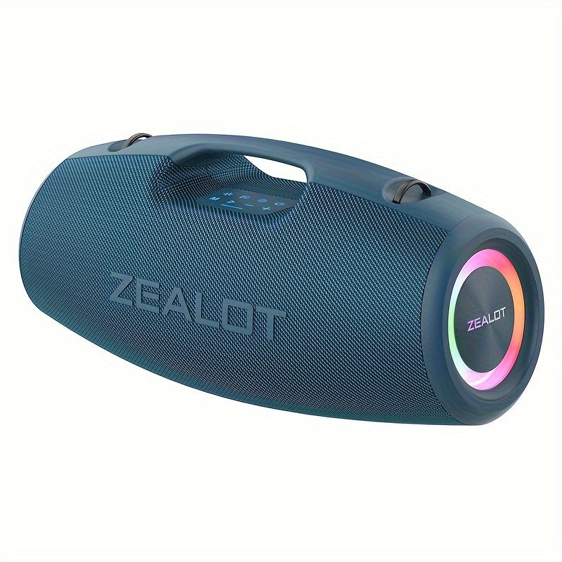 ZEALOT S78 100W Wireless Speakers,Outdoor Portable Waterproof IPX 5 Subwoofer Speaker