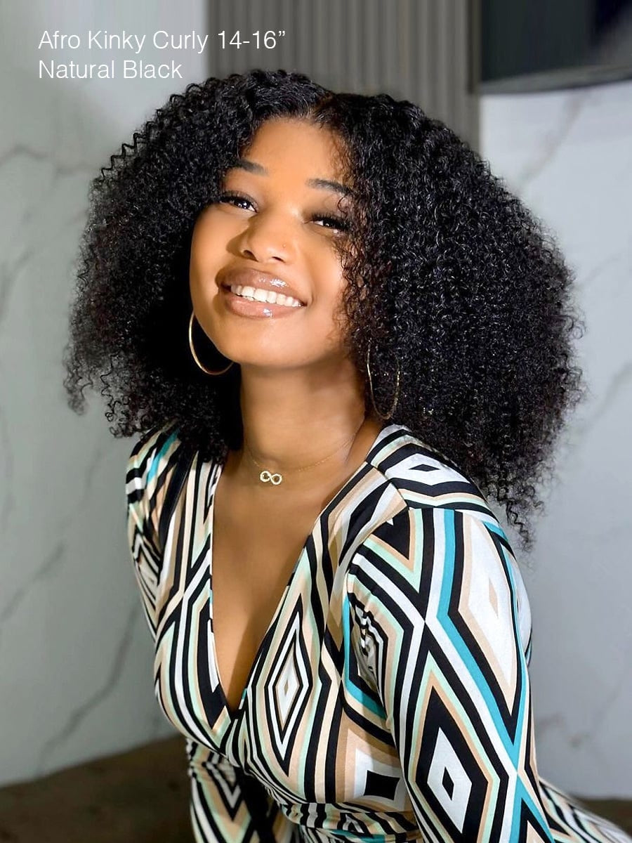 11A Afro Kinky Curly Bundle Human Hair