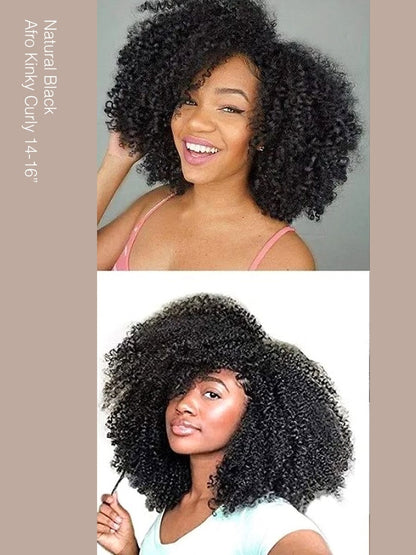 11A Afro Kinky Curly Bundle Human Hair