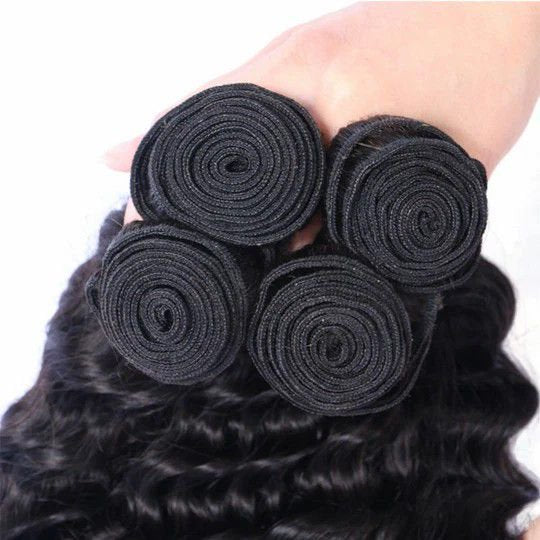 Deep Wave Human Hair Bundles 8-30 Inch