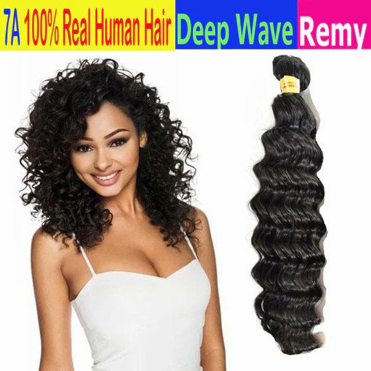 Deep Wave Human Hair Bundles 8-30 Inch