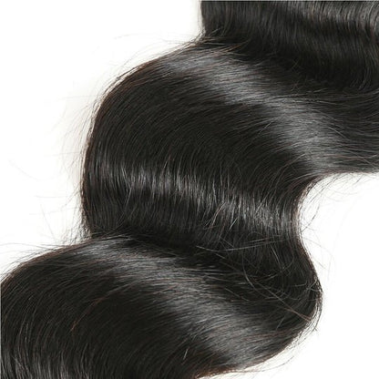 Loose Deep Wave 6A Human Hair Bundles 10-30 Inch