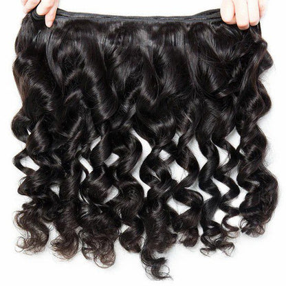 Loose Deep Wave 6A Human Hair Bundles 10-30 Inch