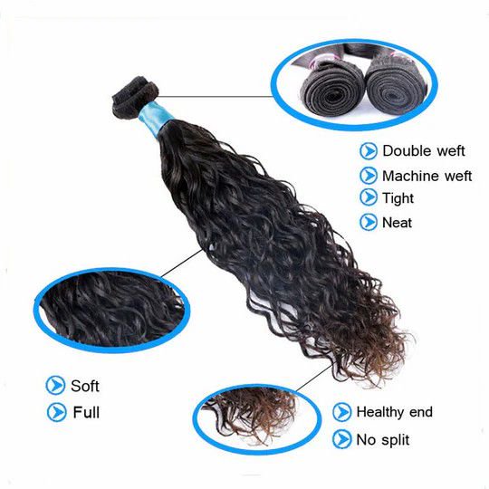 Natural Wave Human Hair Bundles 8-30 Inch