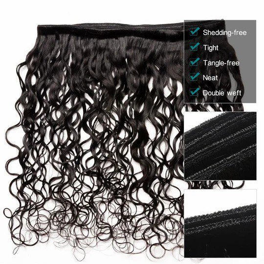 Jerry Curly Wave 6A Human Hair Bundles 10-30 Inch