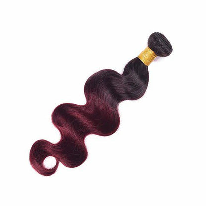 99J Ombre 6A Human Hair Bundles 10-30 Inch