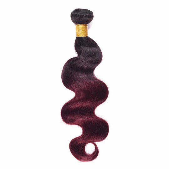 99J Ombre 6A Human Hair Bundles 10-30 Inch