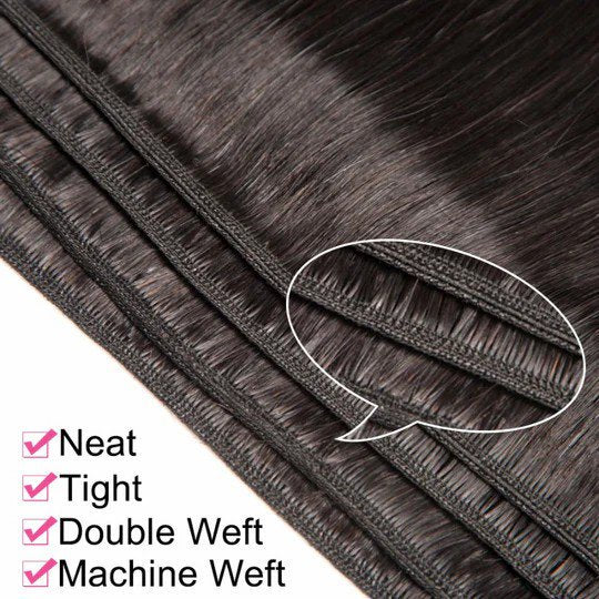 Straight Human Hair Bundles 8-30 Inch